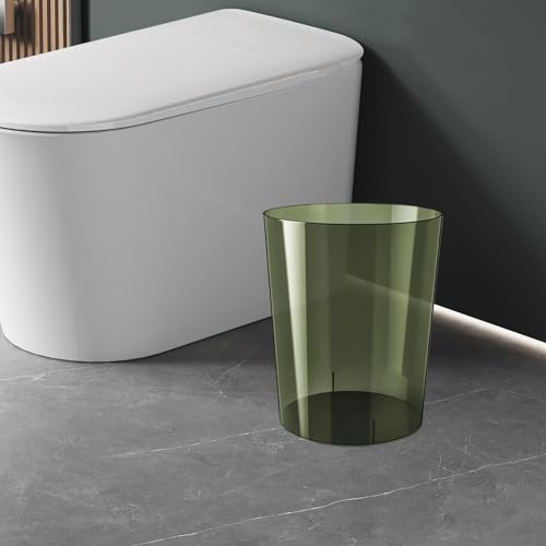 Clear Garbage Bin with Large Capacity for Home Office Bedroom
