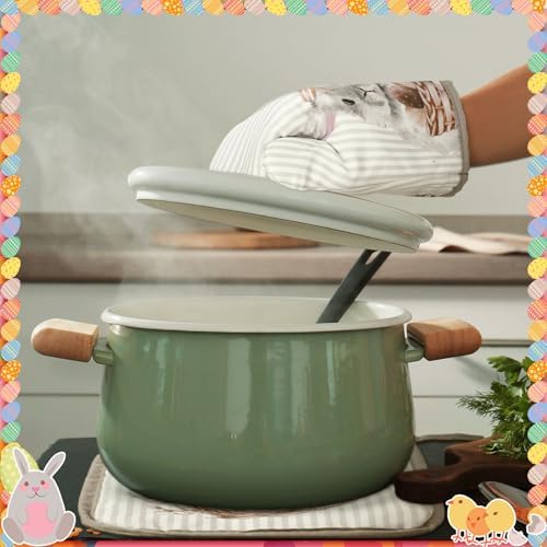 Bencailor 6 Pcs Easter Kitchen Towel Set