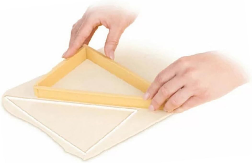 BIUDECO 2pcs Croissant Triangle Baking Cutter