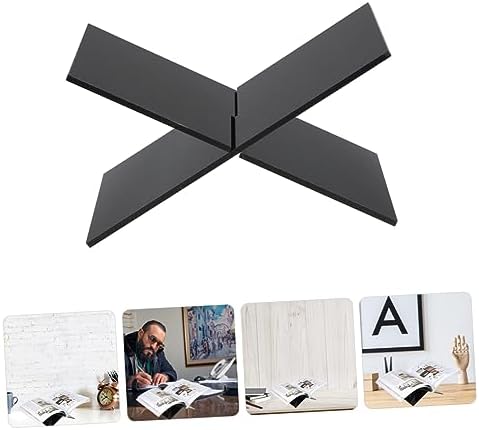 CORHAD Acrylic Book Display Stand for Reading and Kitchen Use