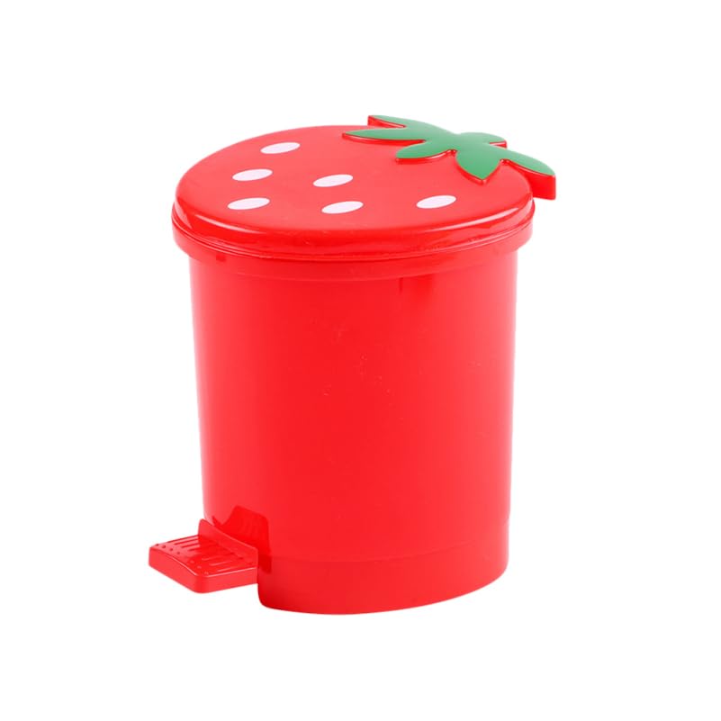 STOBOK Kawaii Heart Shaped Trash Can