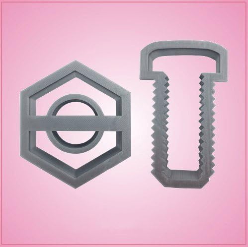 CusCus Nut And Bolt Cookie Cutter Set 1