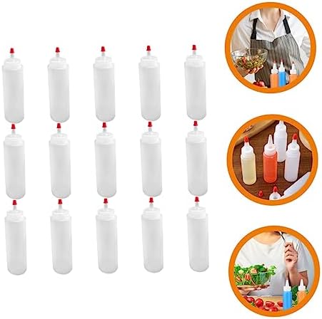 Zerodeko Mini Seasoning Bottles ABS Sauce Squeeze Bottles