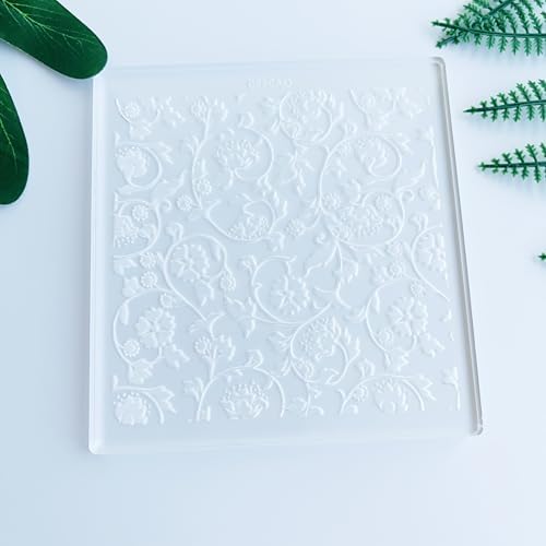 Woodland Texture Embosser - Leaf Vine Cookie Stamp