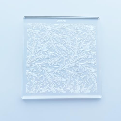 Woodland Texture Embosser Leaf Vine Cookie Stamp