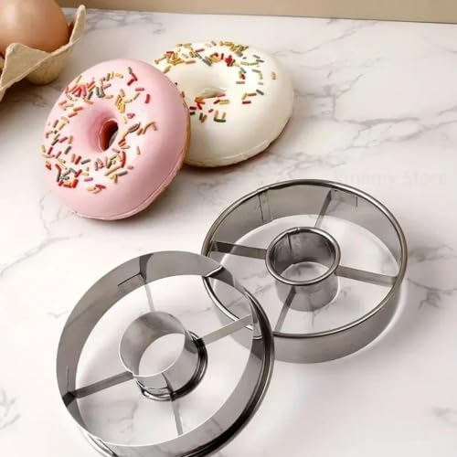 Stainless Steel Donut Mould for Baking Mini Donuts and Cookies