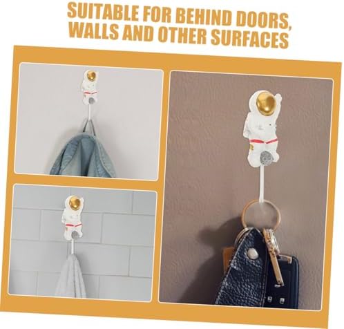 NUOBESTY Astronaut Wall Hook - Adhesive No Damage Decorative