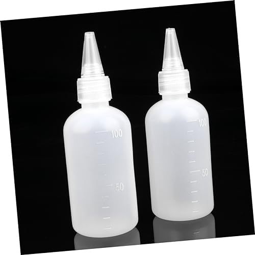 Outanaya 2sets Refillable Squeeze Bottles with Funnel for Liquid