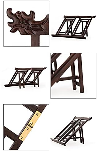 Retro Book Stand for Reading Hands-Free and Adjustable