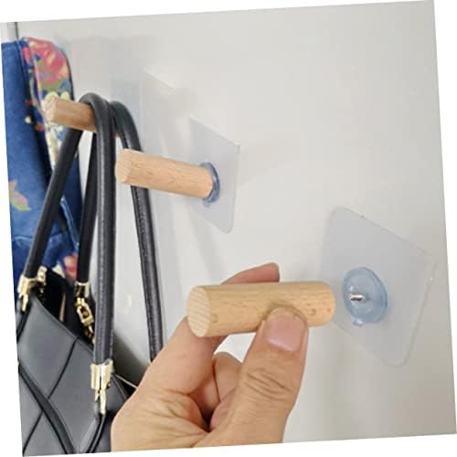 4Pcs Traceless Adhesive Wall Hooks for Hats and Coats