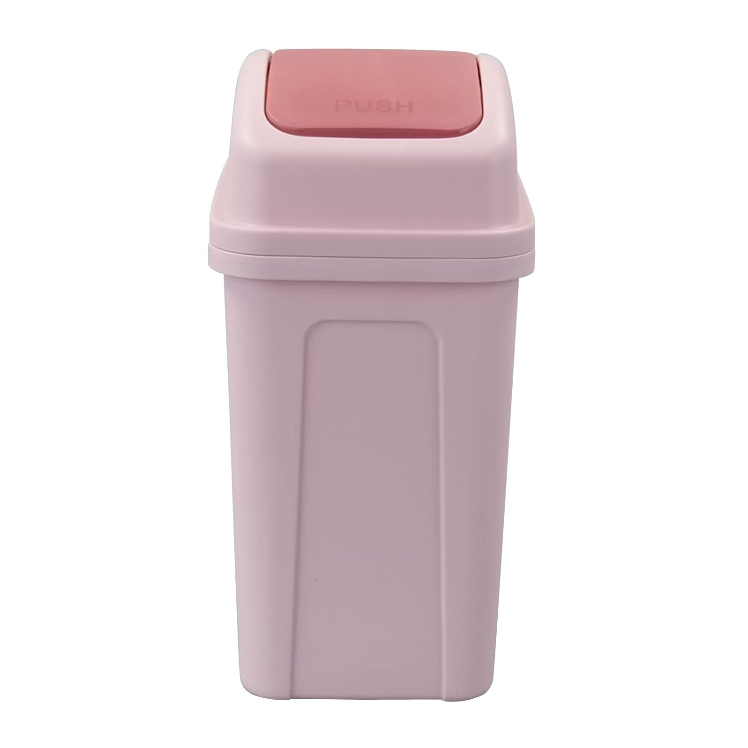Innouse 7L Small Garbage Can with Swing Lid Pink