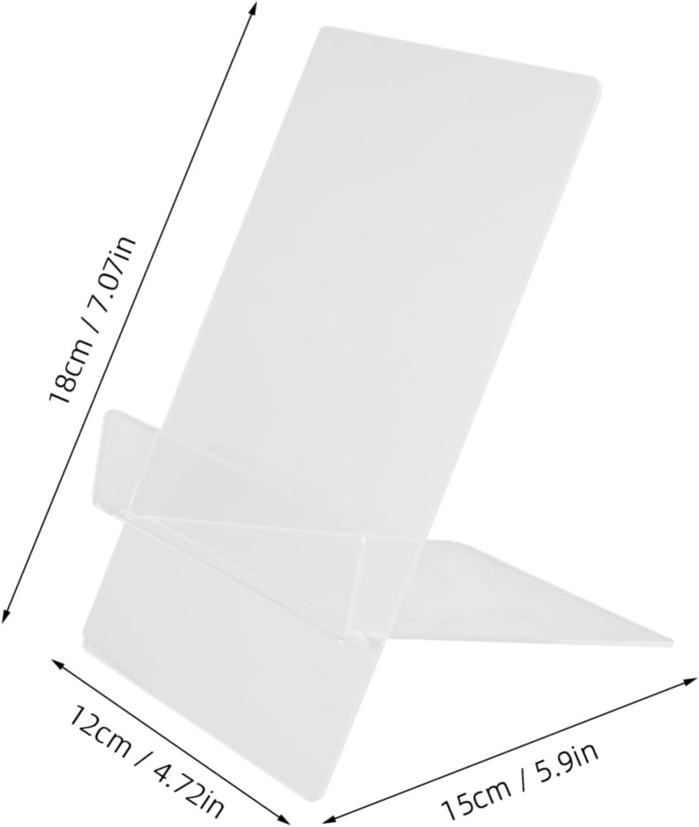 Zerodeko Practical Acrylic Reading Stand for Kitchen and Home