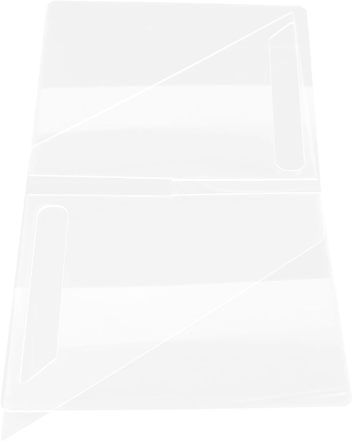 HOODANCOS Acrylic Bookshelf Stand for Cookbooks