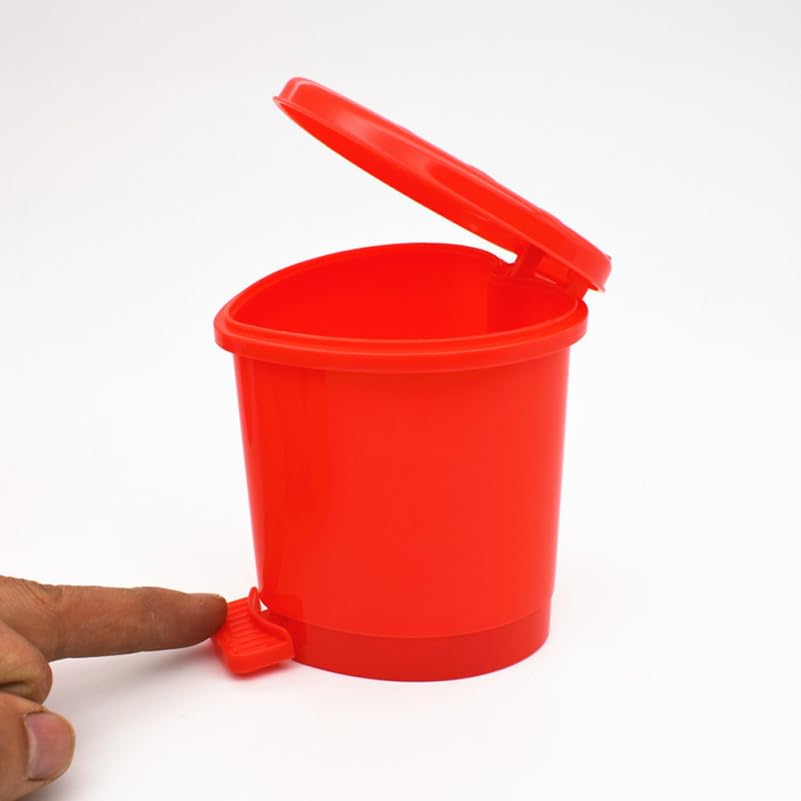 STOBOK Kawaii Heart Shaped Trash Can