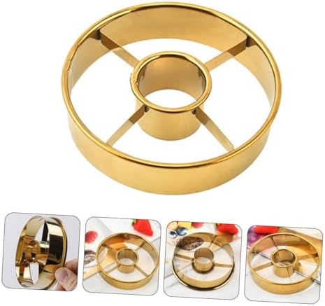 PRETYZOOM 3sets Donut Cookie Stencils