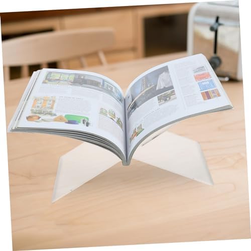 1 Set Acrylic Book Stand for Kitchen and Office