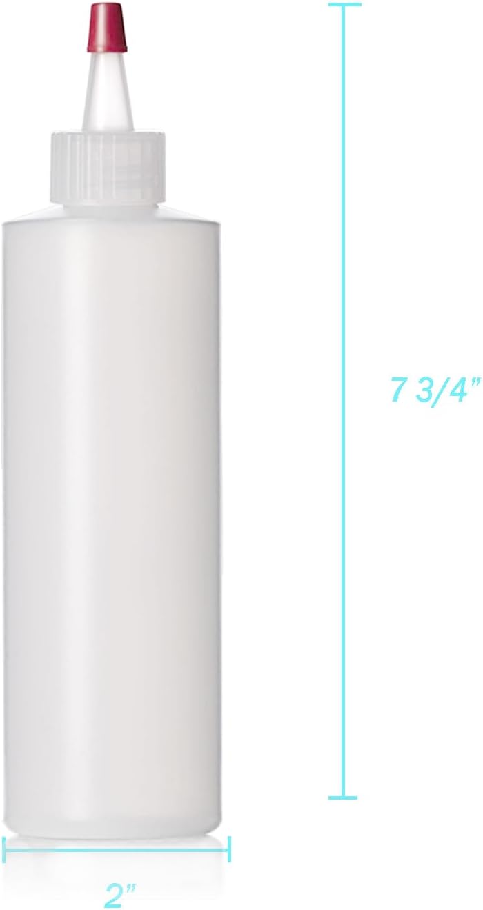 ljdeals 8 oz Squeeze Bottles Pack of 6