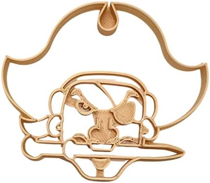 Pirate Face Cookie Cutter with Hat and Eye Patch 1