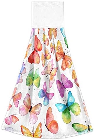 Aslsiy Butterfly Dish Towels Set of 2 1