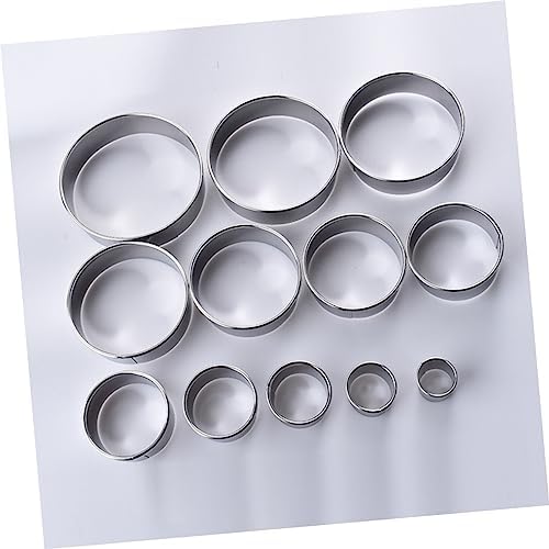 Hoement 12-Piece Cookie Cutter Set with Biscuit Mould