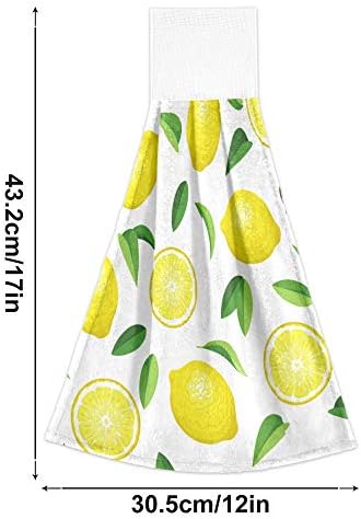 Aslsiy Summer Fresh Lemons Kitchen Towel Set of 2