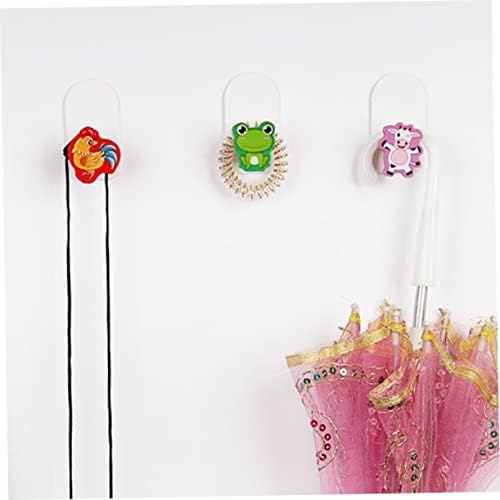 Hohopeti Wooden Animal Hooks 5pcs Wall Decor 1