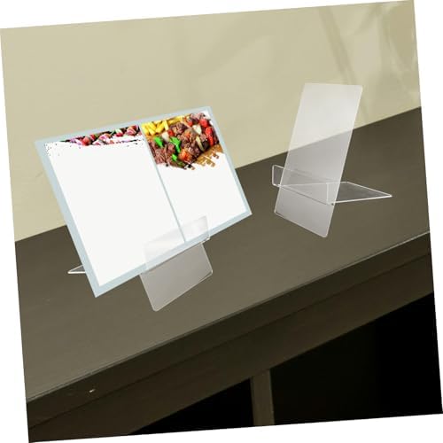 Zerodeko Practical Acrylic Reading Stand for Kitchen and Home