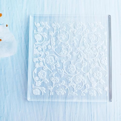 Woodland Texture Embosser - Leaf Vine Cookie Stamp