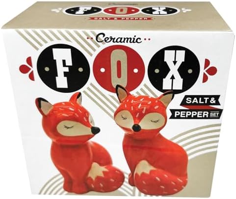 Streamline Imagined Fox Salt Pepper Set