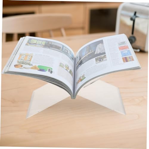 Cooking Book Stand Acrylic Holder for Kitchen Counter