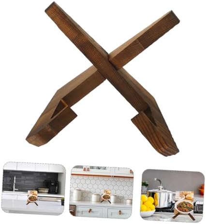 Wooden Cookbook Stand for Kitchen and Office Use