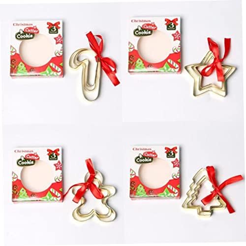 MAGICLULU 3 Pcs Stainless Steel Cookie Cutters Holiday Shapes