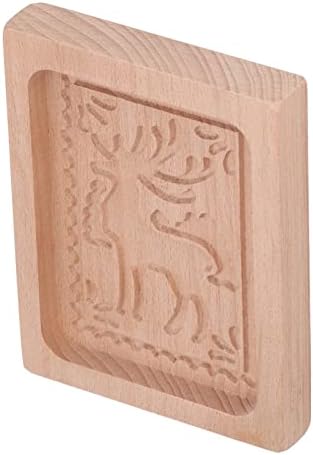 Fydun Carved Beech Wood Christmas Tree Cookie Cutter