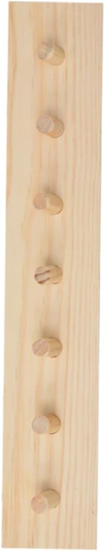 GLEAVI 1Pc Creative Wooden Coat Hook Minimalist Design