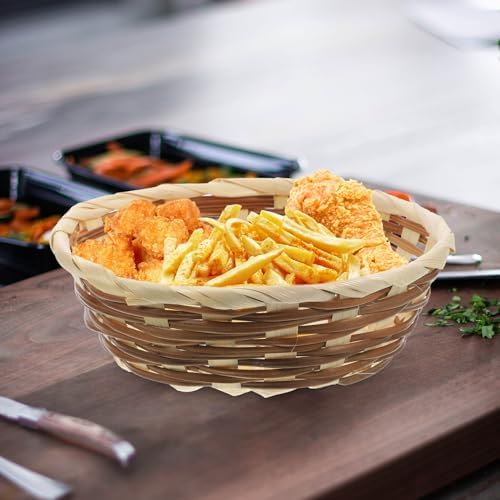 EXCEART 3pcs Woven Rattan Fruit Container Set