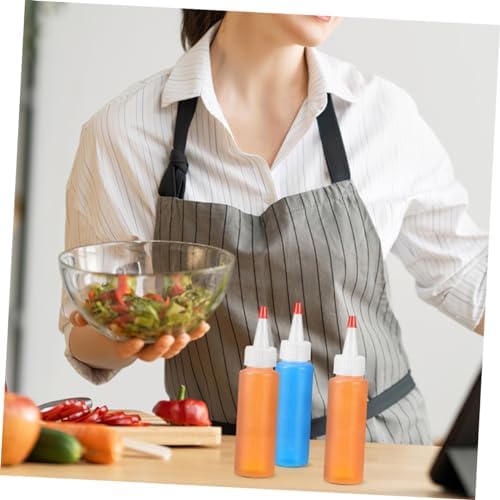 HOLIDYOYO 2oz Mini Condiment Squeeze Bottles Airtight Lid