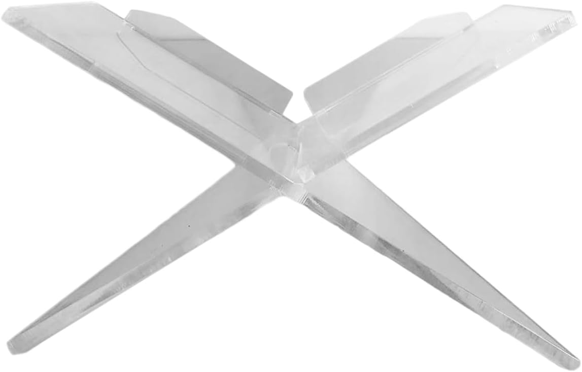 WBANGIAO Clear Acrylic Book Stand for Reading and Display