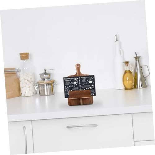 Stylish Wooden Cookbook Holder Stand for Kitchen Counter
