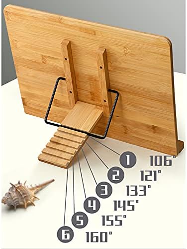 Foldable Cookbook Stand with Tablet Holder