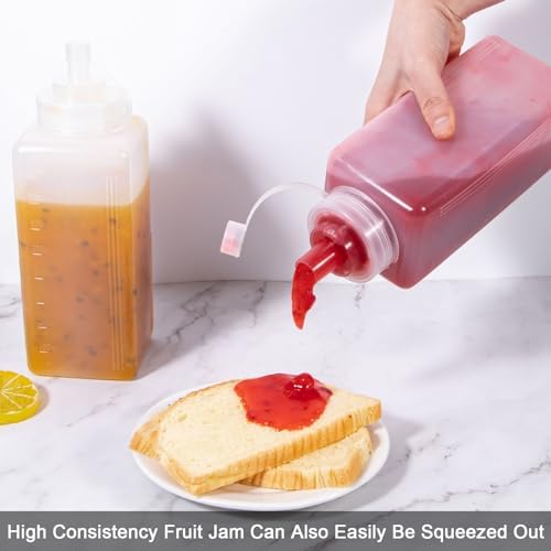 Uceoo Wide Mouth Condiment Squeeze Bottle 800ml