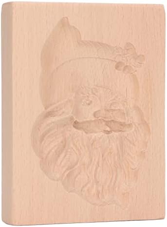 DMLENGOIN 3D Wooden Cookie Cutters Holiday Baking Tool