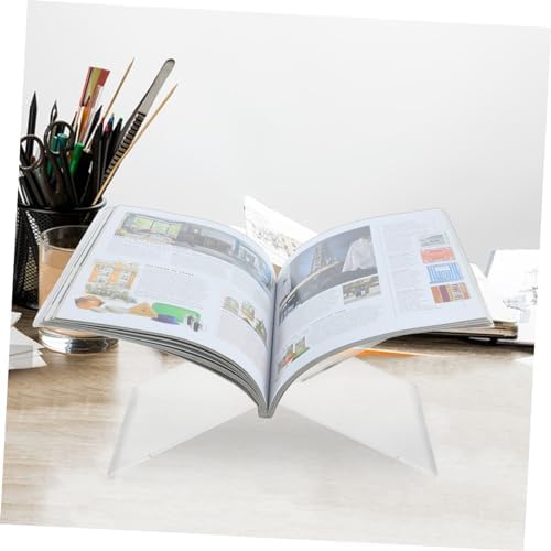DIYEAH 1 Set Acrylic Cookbook Display Stand
