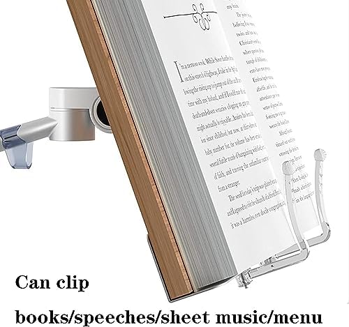 ZJDYDY 360-Degree Rotatable Book Stand for Reading and Cooking
