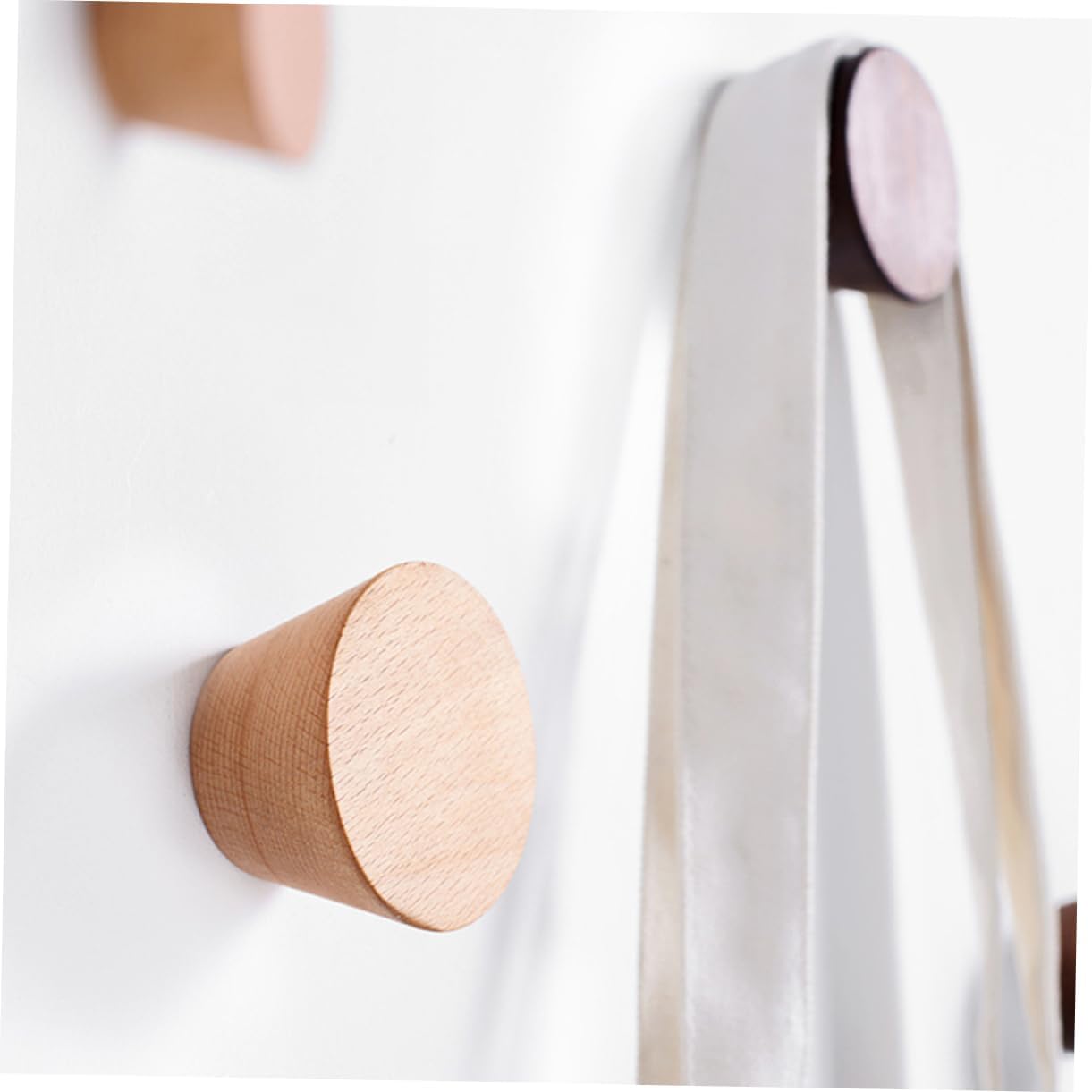 MAGICLULU 3pcs Wooden Hooks for Home Kitchen Bathroom