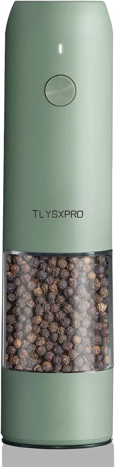 TLYSXPRO Electric Pepper Mill with LED Light