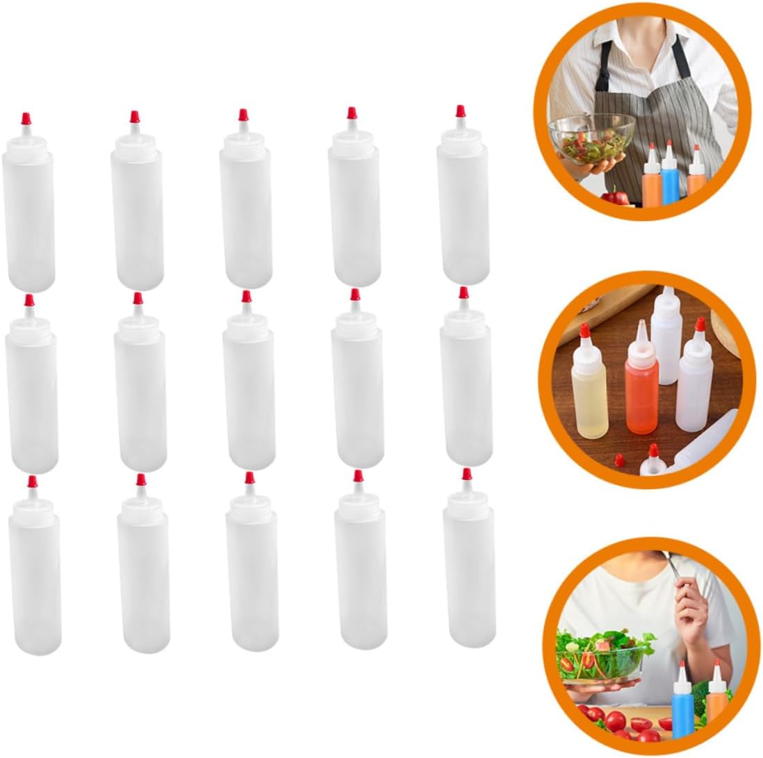 Zerodeko Mini Seasoning Bottles ABS Sauce Squeeze Bottles