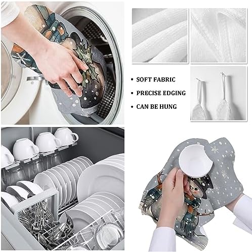 ZOE GARDEN Winter Snowman Kitchen Towel Set