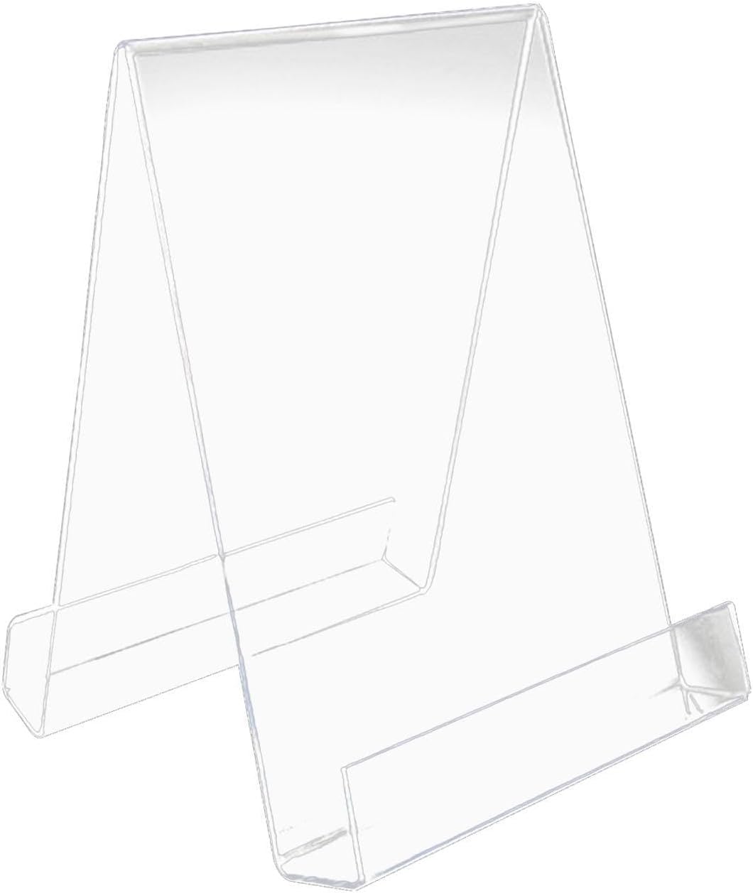 Acrylic Book Stand for Cookbooks Comics and Brochures