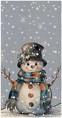 ZOE GARDEN Winter Snowman Kitchen Towel Set