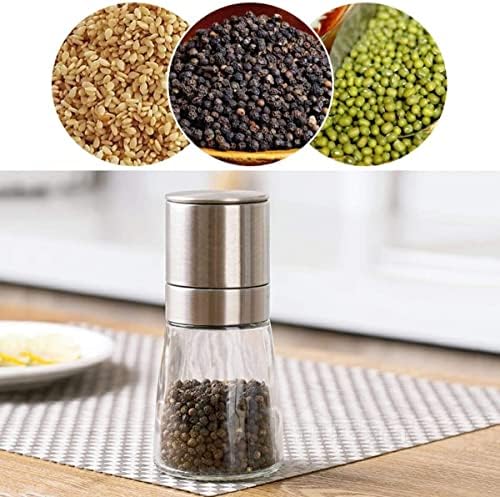 Adjustable Spice Grinder Set - Stainless Steel Ceramic